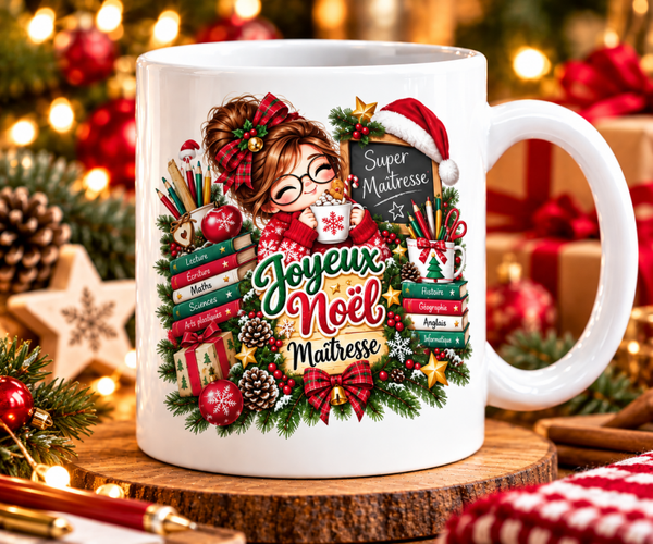 Mug Noël, tasse noël, mug personnalisé prénom, tasse personnalisé prénom noël, personalized mug, personalisierte becher