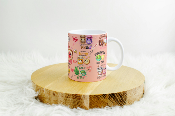 Mug humour food saint valentin, tasse humour food saint valentin, personalized mug, personalisierte becher