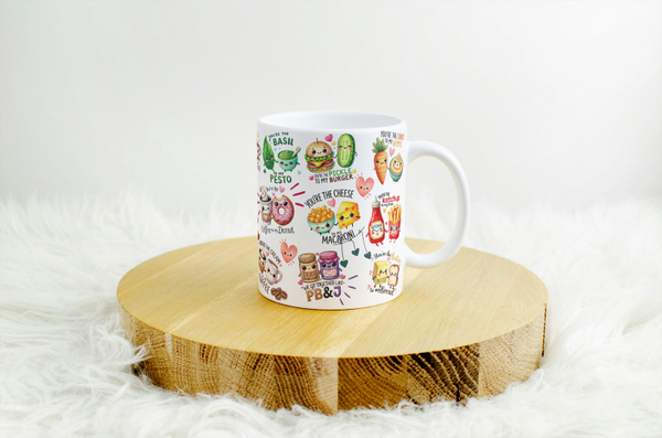 Mug humour food saint valentin, tasse humour saint valentin, personalized mug, personalisierte becher