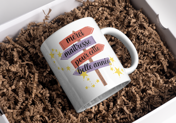 Mug maitresse, tasse maitresse, cadeau fin d'année scolaire, mug atsem, tasse ATSEM, mug AVS, tasse AVS,  mug maitre, tasse maitre, cadeau fin d'année scolaire