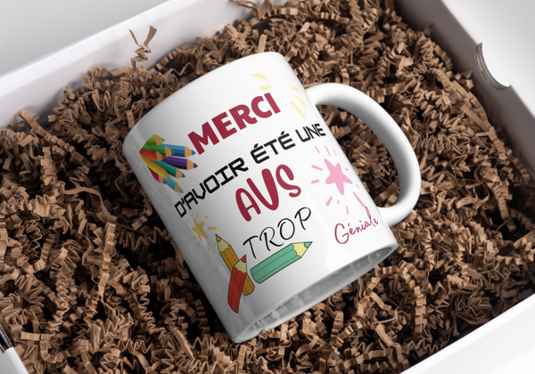 Mug maitresse, tasse maitresse, cadeau fin d'année scolaire, mug atsem, tasse ATSEM, mug AVS, tasse AVS,  mug maitre, tasse maitre, cadeau fin d'année scolaire