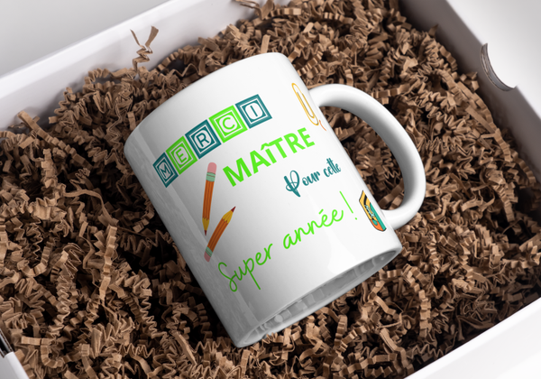 Mug maitresse, tasse maitresse, cadeau fin d'année scolaire, mug atsem, tasse ATSEM, mug AVS, tasse AVS,  mug maitre, tasse maitre, cadeau fin d'année scolaire