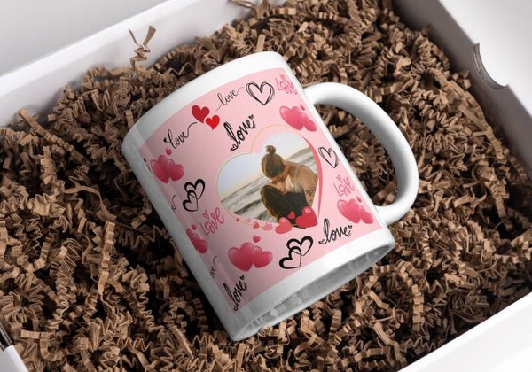 Mug Saint Valentin, tasse saint saint valentin, mug personnalisé, tasse personnalisée, personalized mug, personalisierte becher