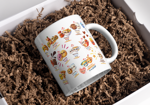 Mug humour food saint valentin, tasse humour food saint valentin, personalized mug, personalisierte becher