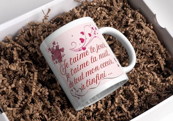 Mug Saint Valentin, tasse saint saint valentin, mug personnalisé, tasse personnalisée, personalized mug, personalisierte becher