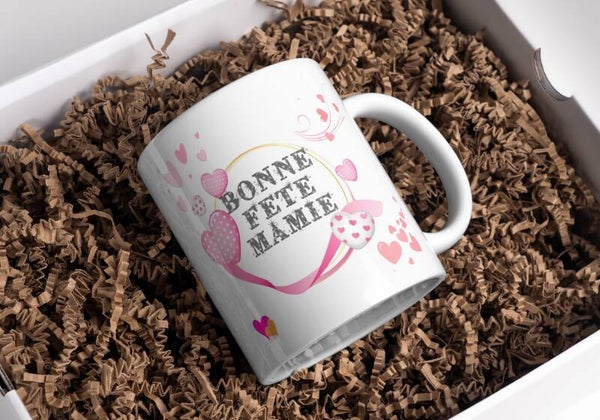 Mug mamie, tasse mamie, mug personnalisé prénom mamie, tasse personnalisée mamie, personalized mug, personalisierte becher