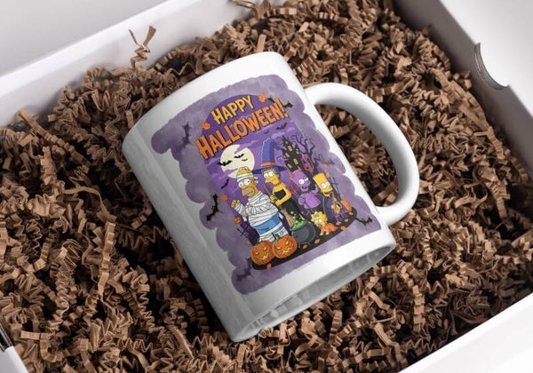 Mug simpson halloween, tasse simpson halloween, personalized mug, personalisierte becher