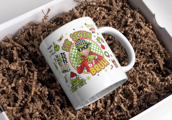 Mug grinch Noël, tasse noël grinch, mug personnalisé prénom grinch, tasse personnalisé prénom grinch noël, personalized mug, personalisierte becher