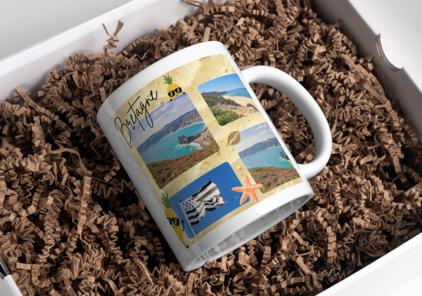 Mug photos de vacances, tasse phots de vacances, mug personnalisé photos de vacances, tasse personnalisée photos de vacances, personalized mug, personalisierte becher