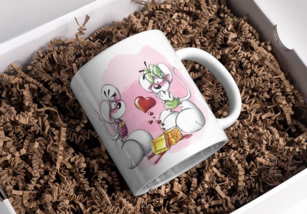 Mug diddl, tasse diddl, mug personnalisé prénom, tasse personnalisée prénom, personalized mug, personalisierte becher