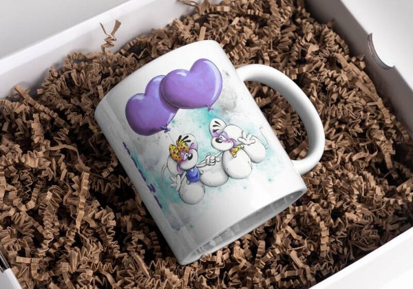 Mug diddl, tasse diddl, mug personnalisé prénom, tasse personnalisée prénom, personalized mug, personalisierte becher