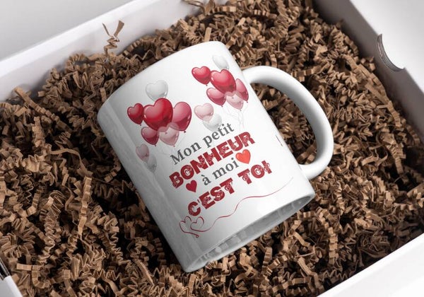 Mug Saint Valentin, tasse saint saint valentin, mug personnalisé, tasse personnalisée, personalized mug, personalisierte becher