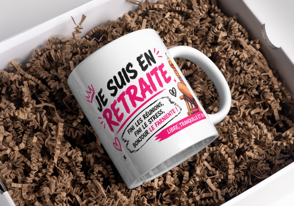 Mug retraite personnalisé, tasse retraite personnalisée, mug personnalisé retraite, tasse personnalisée retraite, personalized mug, personalisierte becher