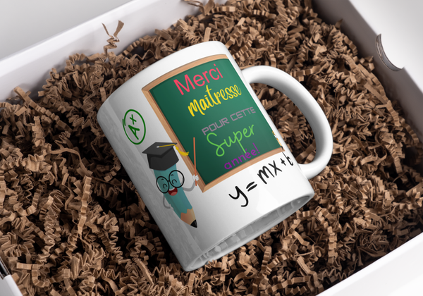 Mug maitresse, tasse maitresse, cadeau fin d'année scolaire, mug atsem, tasse ATSEM, mug AVS, tasse AVS,  mug maitre, tasse maitre, cadeau fin d'année scolaire