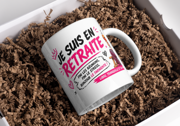 Mug retraite personnalisé, tasse retraite personnalisée, mug personnalisé retraite, tasse personnalisée retraite, personalized mug, personalisierte becher