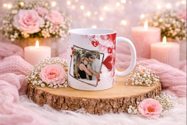 Mug Saint Valentin photos, tasse saint valentin photos, mug personnalisé prenom photos saint valentin, tasse personnalisée photos saint valentin, personalized mug, personalisierte becher