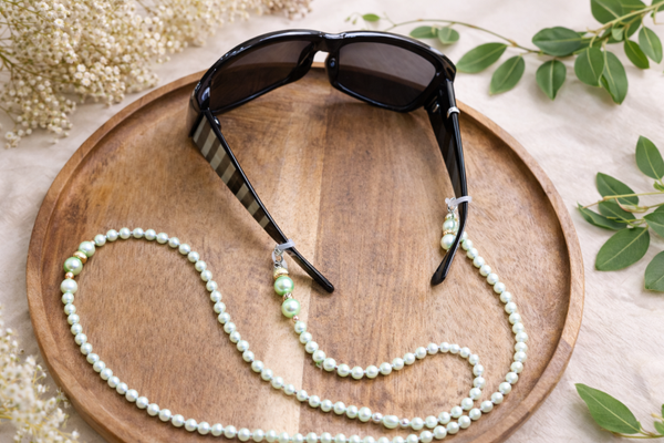 Chaine de lunette, cordon de lunette avec perles, bijou de lunette