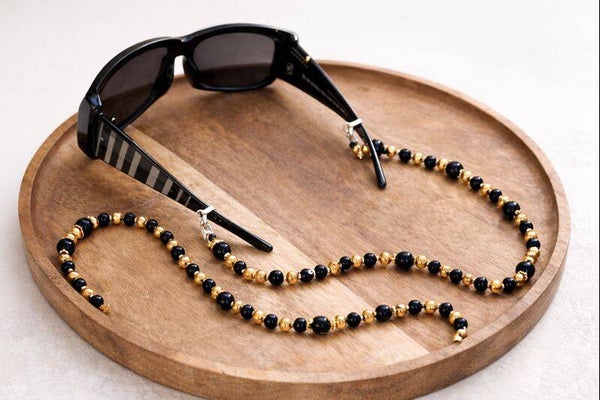 Chaine de lunette, cordon de lunette avec perles, bijou de lunettes