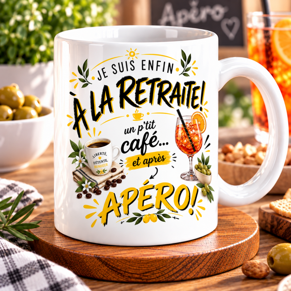 Mug retraite personnalisé, tasse retraite personnalisée, mug personnalisé retraite, tasse personnalisée retraite, personalized mug, personalisierte becher