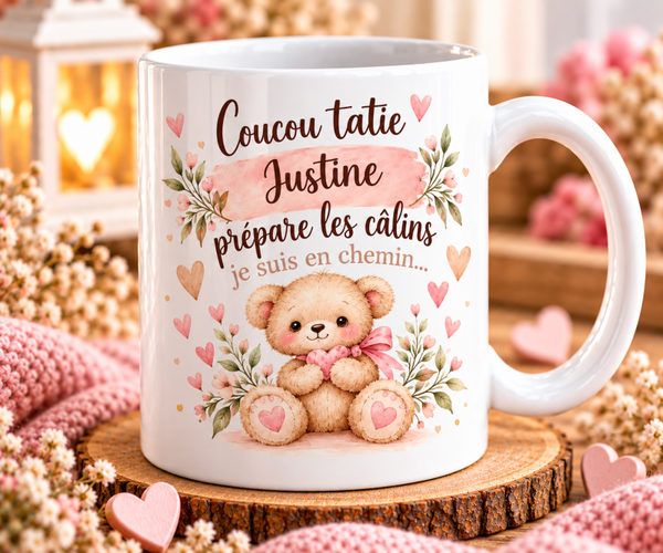 Mug tata personnalisé, tasse tata personnalisée, mug personnalisé tata, tasse personnalisée tata, personalized mug, personalisierte becher