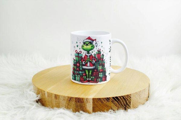 Mug grinch Noël, tasse grinch noël, mug personnalisé prénom grinch noël, tasse personnalisée prénom grinch, personalized mug, personalisierte becher