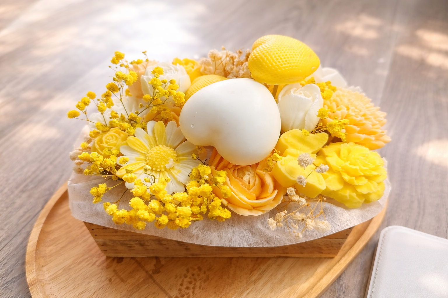 Bouquet de fleurs bougies, bougies en bouquet de fleurs, fleur decorative bougies, idée cadeau originale, décoration d'intérieur, candle