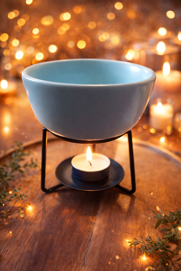 Bougeoir en céramique pour fondants cire parfumée, diffuseur d'aromathérapie, bruleurs de parfum, bruleurs de fondants parfumés