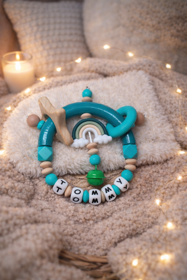 hochet jouet personnalisé bébé, hochet d'eveil personnalisé prenom bébé, cadeau bébé fille cadeau bébé garçon, cadeau nouveau né, jouet sensoriel