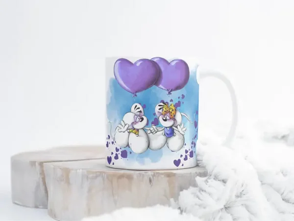 Mug diddl, tasse diddl, mug personnalisé prénom, tasse personnalisée prénom, personalized mug, personalisierte becher