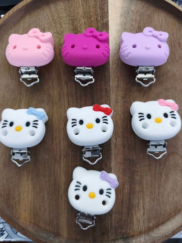 Clip silicone hello kitty