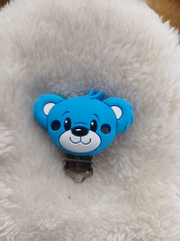 Clip silicone ourson