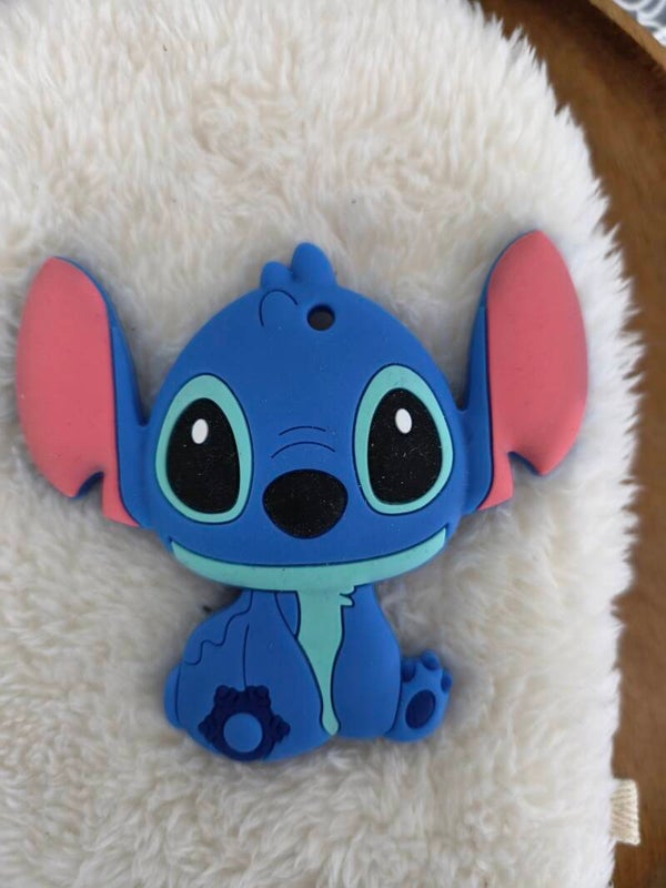 Hochet silicone personnage, grande perle hochet silicone