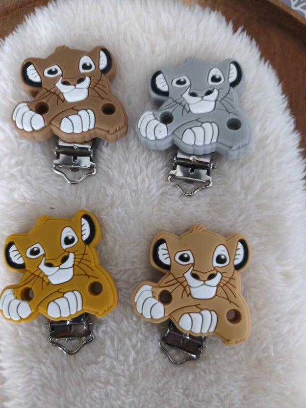 Clip silicone lion simba