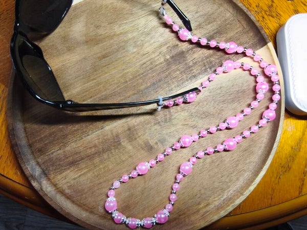 Chaine de lunette, cordon de lunette avec perles, bijou de lunettes