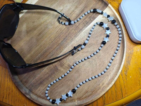Chaine de lunette, cordon de lunette avec perles, bijoux de lunettes