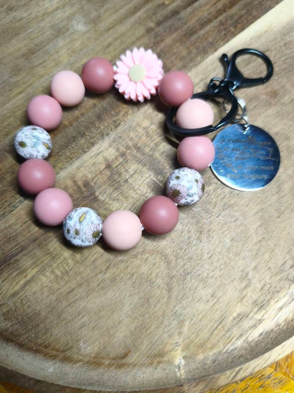 Porte clé maman, bijoux de sac a mains, bijoux clés de voiture, porte clé femme