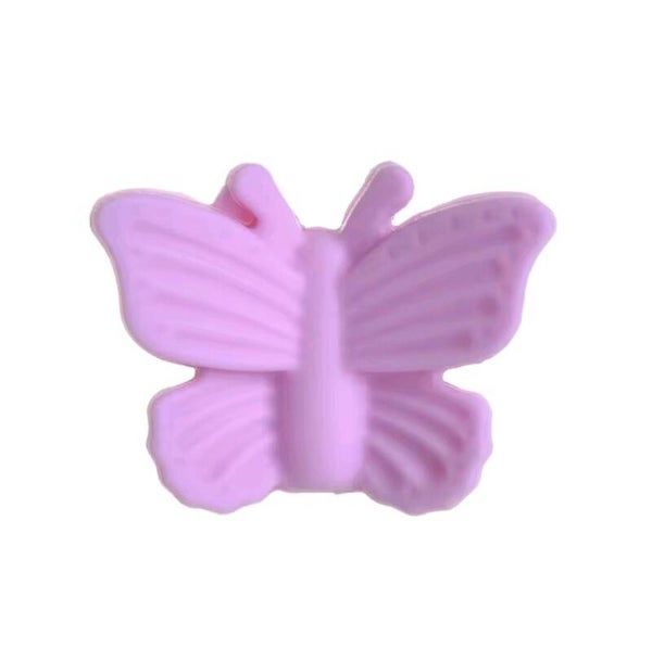 Perles focales papillon silicone