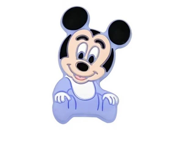 Perles focales mini mickey silicone, silicon beads, stuck silikonperlen
