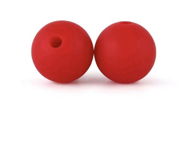 Perles silicones rondes 12mm, boules de silicone 12mm, stuck silikonperlen 12 mm, silicone beads 12 mm