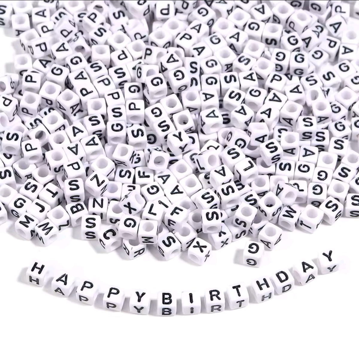 Lettre alphabet acrylique blanche