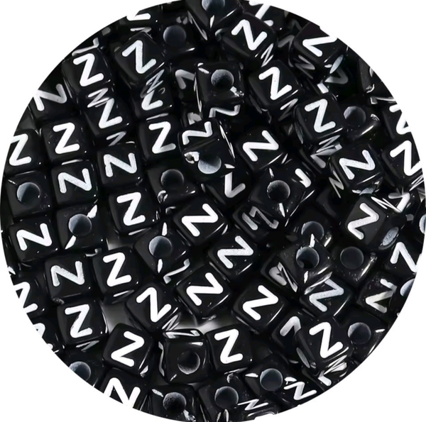 Lettre alphabet acrylique noire