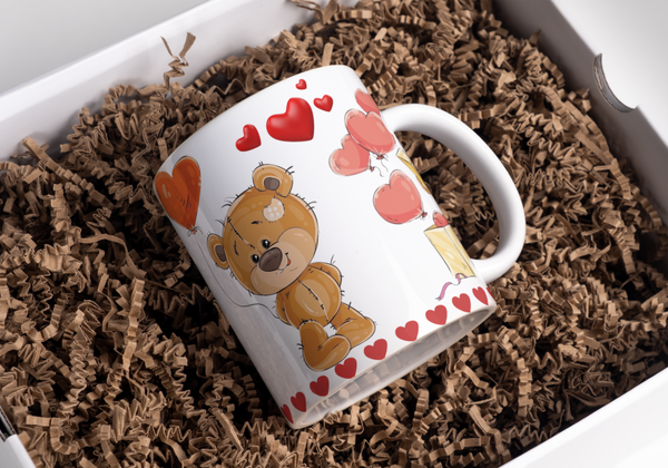 Mug Saint Valentin, tasse saint saint valentin, mug personnalisé, tasse personnalisée, personalized mug, personalisierte becher