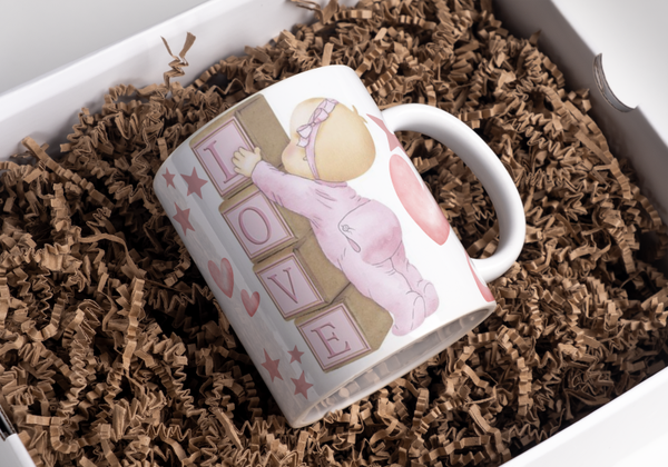 Mug its a girl, tasse its a girl, personalized mug, personalisierte becher