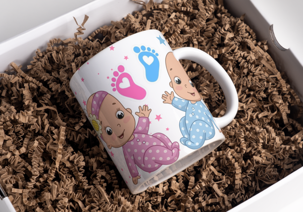Mug its a girl and boy, tasse its a girl and boy, personalized mug, personalisierte becher