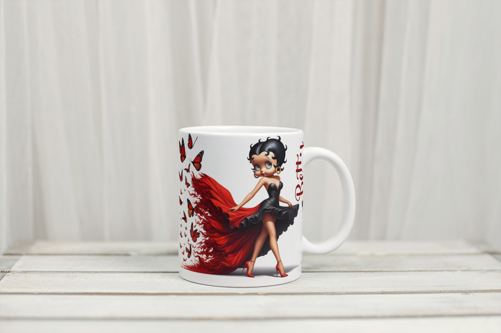 Mug betty boop, tasse betty boop, tasse personnalisée prénom betty boop, mug personnalisé prénom betty boop, personalized mug, personalisierte becher