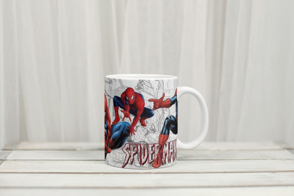 Mug spiderman, tasse spiderman, tasse personnalisée prénom, mug personnalisé prénom, personalized mug, personalisierte becher