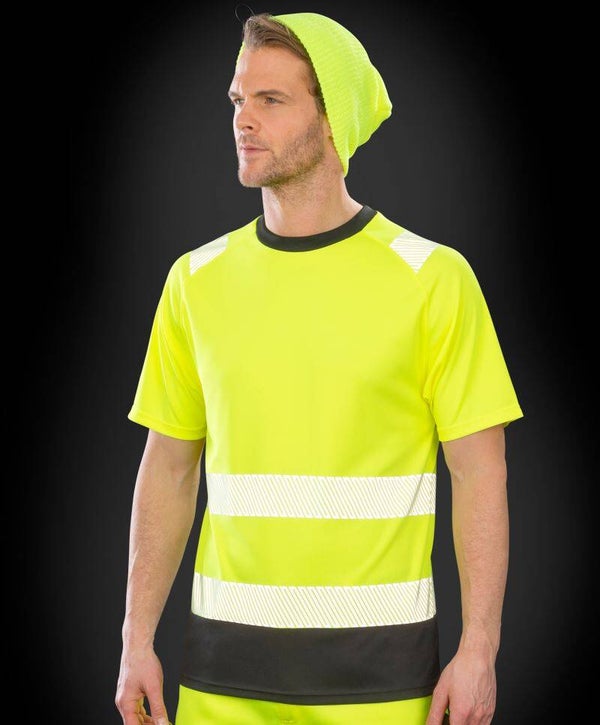 Warnschutz Stretch-T-Shirt's, Größen S - 3XL