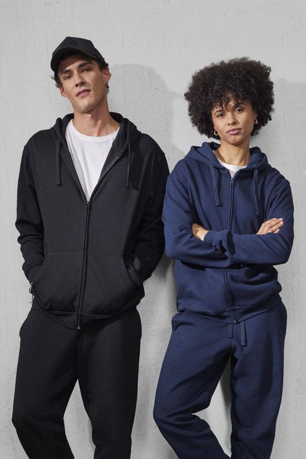 Unisex-Kapuzen Sweatjacke, Größen 4XL - 5XL
