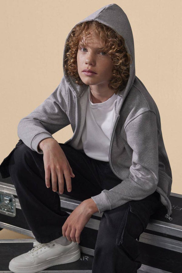 Kinder Kapuzen Sweatjacke, unisex, Größen 5-6 (110/116) - 12-13 (152-158)