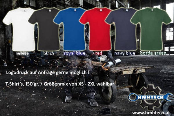 10 Stk. Größenmix T-Shirt's , kurzarm (leichte Ausführung)